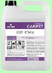 Для ковров шампунь DRY FOAM  5л  концентрат (1:50) сухая пена  pH7  025-5