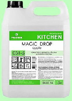 Для посуды MAGIC DROP Apple 5л  концентрат (1:200) умеренной пенности   pH7  031-5
