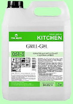 Для кухни GRILL-GEL  5л  гель-концентрат чистка плит, грилей и духовых шкафов t до 60-70°С  pH14  051-5