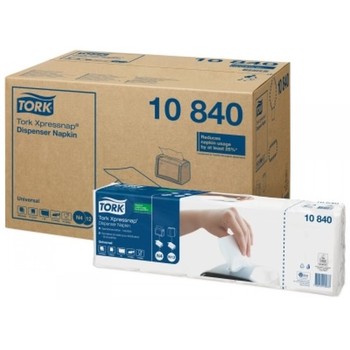 Салфетки диспенсерные 10840 TORK Universal  IF N4 Белые 1слой  (225л*5пачек = 1 упаковка) ->(8 упаковок в коробке)