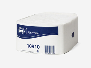 Диспенсерные салфетки TORK Universal N1 System 300лист 1-слой 30х33 Белый  (ПАЧКА) 1/1 16шт/кор