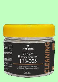 Полироль OLEX-2 Bronze Cleaner   300мл  чистящий для бронзы, латуни, меди с блеском  pH2  113-03