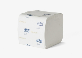 Туалетная бумага листовая TORK Premium Т4 System 252лист 2-сл 11/21 Белый 1/30