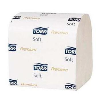 Туалетная бумага листовая TORK Premium E Soft  Т3 System  252х30лист  2-сл 19/11 Белый  1/27