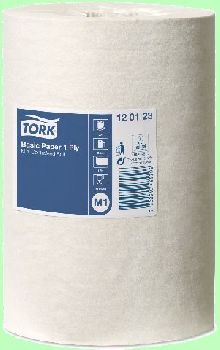 Полотенца для уборки: Полотенца рулонные TORK Universal 310 с ЦВ М1 System 1-сл 120/21,5  Белый 1/12