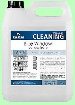 Для стекол BLUE WINDOW Concentrate  5л  концентрат (1:100)  pH9,5  163-5