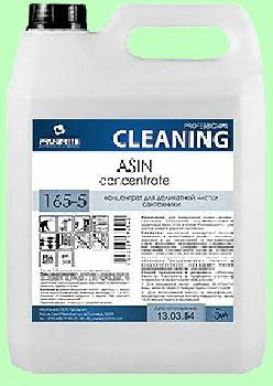 Для сантехники ASIN Concentrate  5л  концентрат (1:20) деликатная чистка + акриловые поверхн.  pH3  165-5