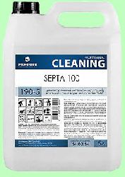 Для дезинфекции SEPTA 100  5л  концентрат (1:200) низкопенный на основе ЧАС  pH11,5  190-5