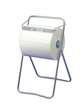 Протирочные материалы: Диспенсер напольный TORK для материалов в рулоне W1 System  Металлик  1/1