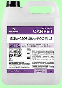 Для ковров, мебельной обивки шампунь EXTRACTOR SHAMPOO PLUS  5л  концентрат (1:100)  pH11,5  264-5