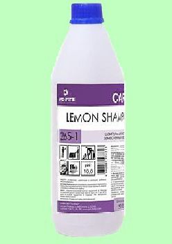 Для ковров замасленных шампунь LEMON SHAMPOO  1л  концентрат (1:50) умеренной пенности  pH10  265-1