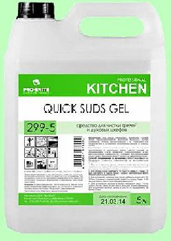Для кухни QUICK SUDS GEL  5л  гель для коптильных камер усиленный  t до 60-70°С  pH12  299-5