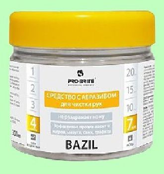Паста чистящая для рук BAZIL  300мл  с абразивом  pH7  377-03