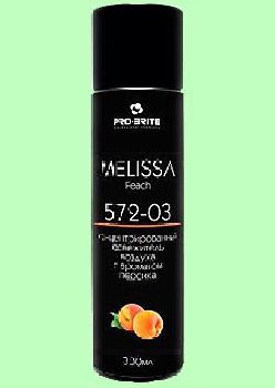 Освежитель воздуха концентрат Аэрозоль MELISSA. Peach ПЕРСИК  300мл  pH7  572-03