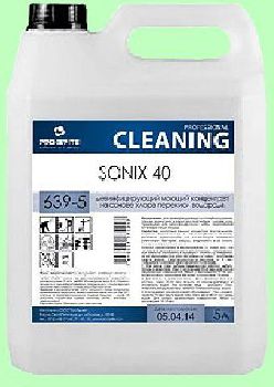 Для дезинфекции SONIX  40  5л  концентрат (1:40) обезжиривающий на основе перекиси водорода  pH4  639-5