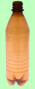 Бутылка ПЭТ 1л с крышкой  Коричневая