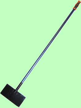 Ледоруб-скребок 200*100*4мм с металлической ручкой и пластмассовой рукояткой