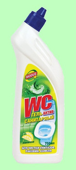 САНИТАРНЫЙ  WC-гель утенок ЛИМОН 750мл  1/10