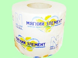 Туалетная бумага НЕВА Мягкий элемент 54  АдищевскаяБФ  1/48