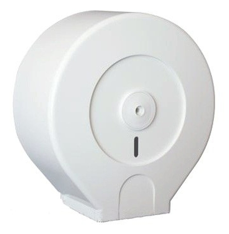 Диспенсер для туалетной бумаги d=273мм  (т/б до d=24см ->200м) пластикм с ключом